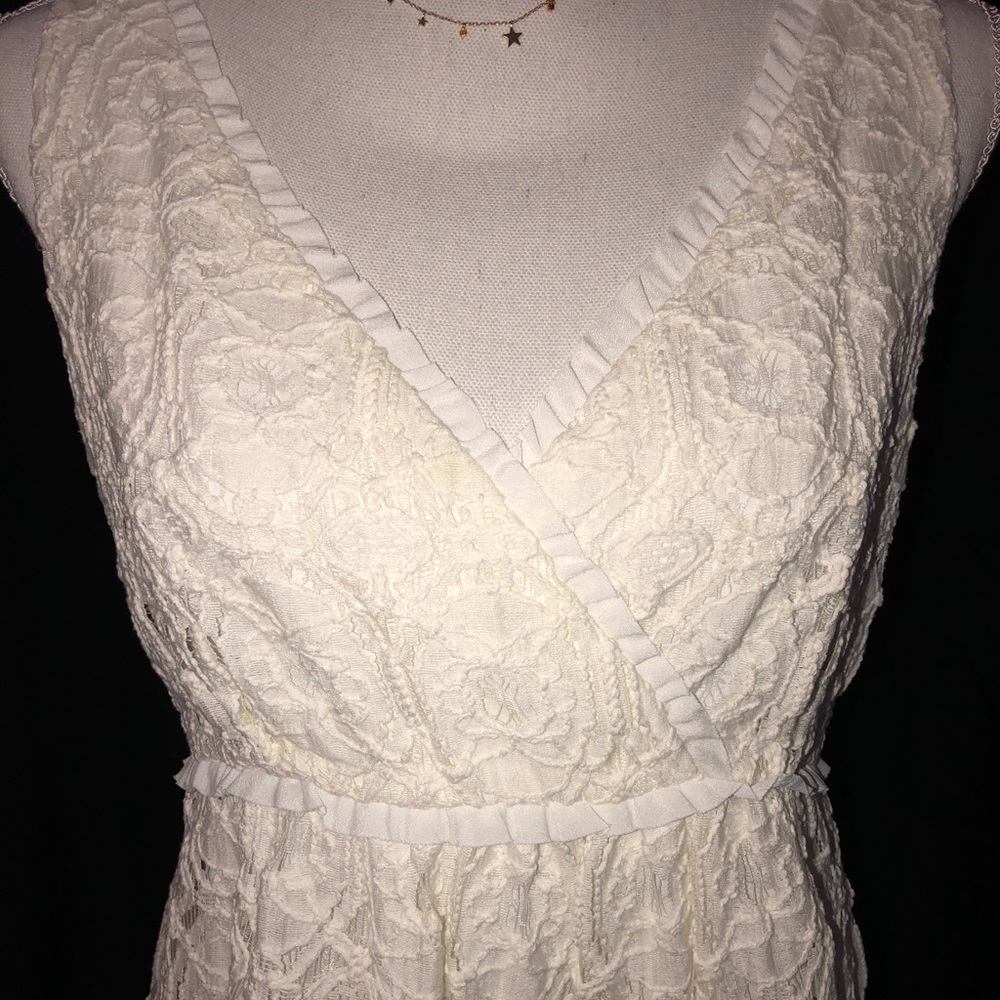 Ivory lace dress